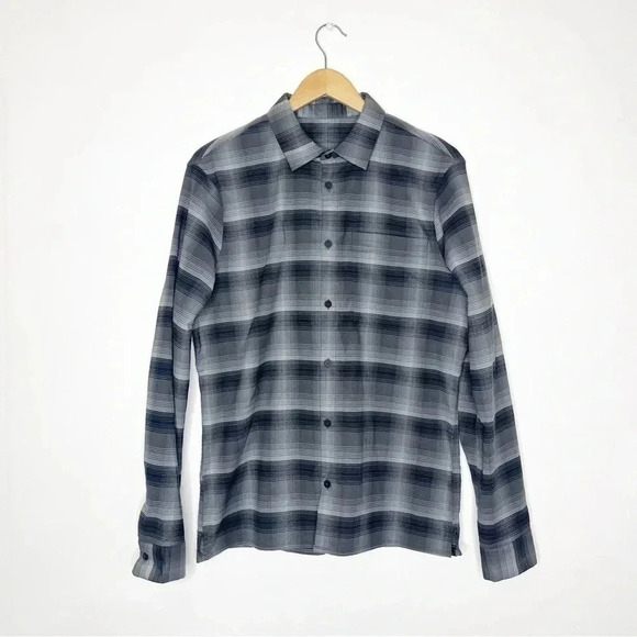 lululemon athletica Other - Lululemon Long Sleeve Shirt Masons Peak Flannel Gray Size Small Button Down